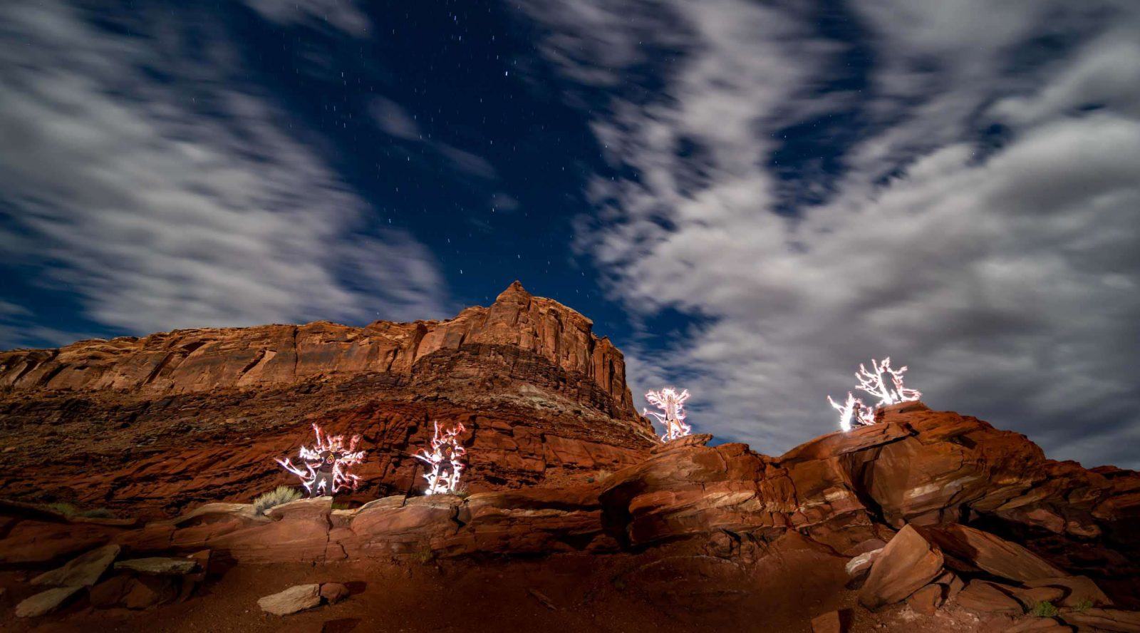 Our 2022 Meteor Jam Group Light Painting